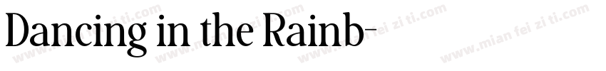 Dancing in the Rainb字体转换